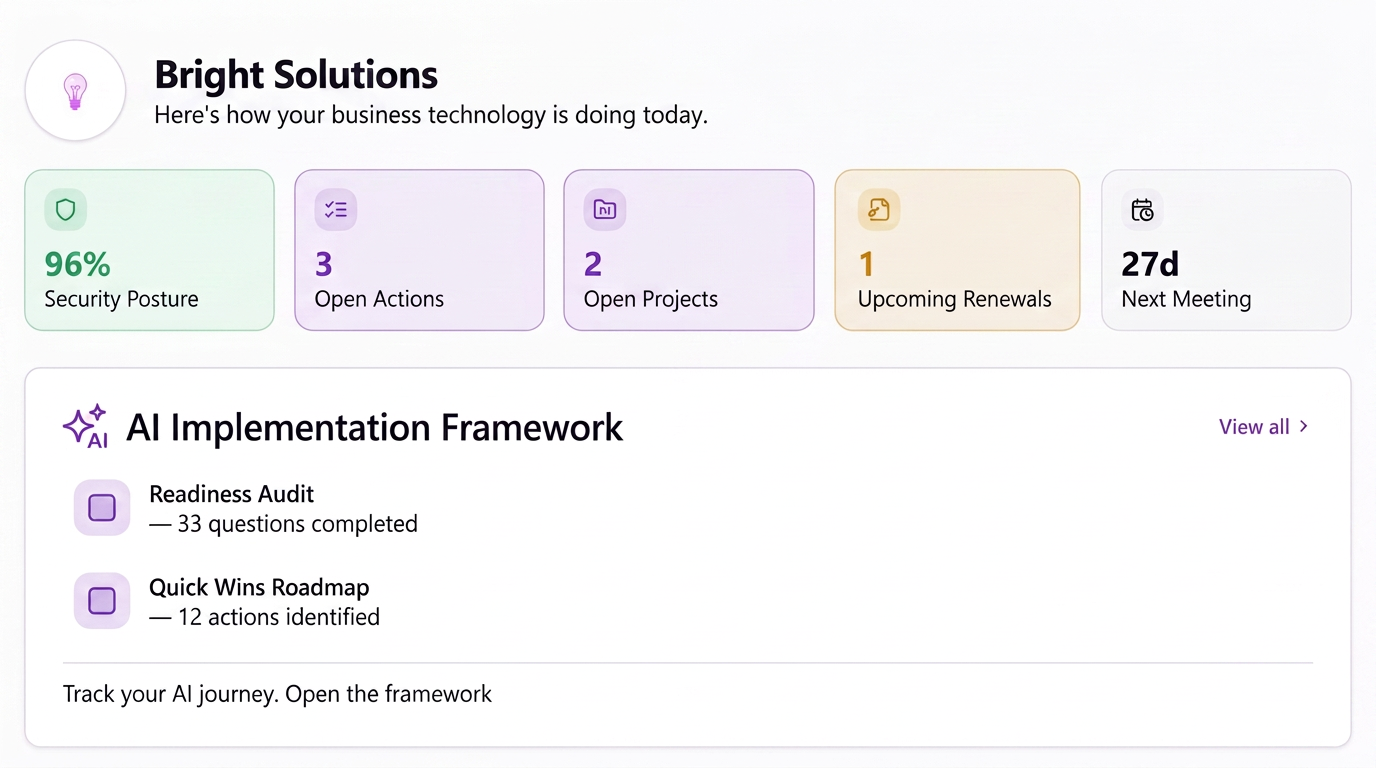 Purple Client Purple Agent for Clients — Clarity on Your IT